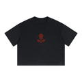 Unisex Boxy Drop Shoulder Crop T-Shirt