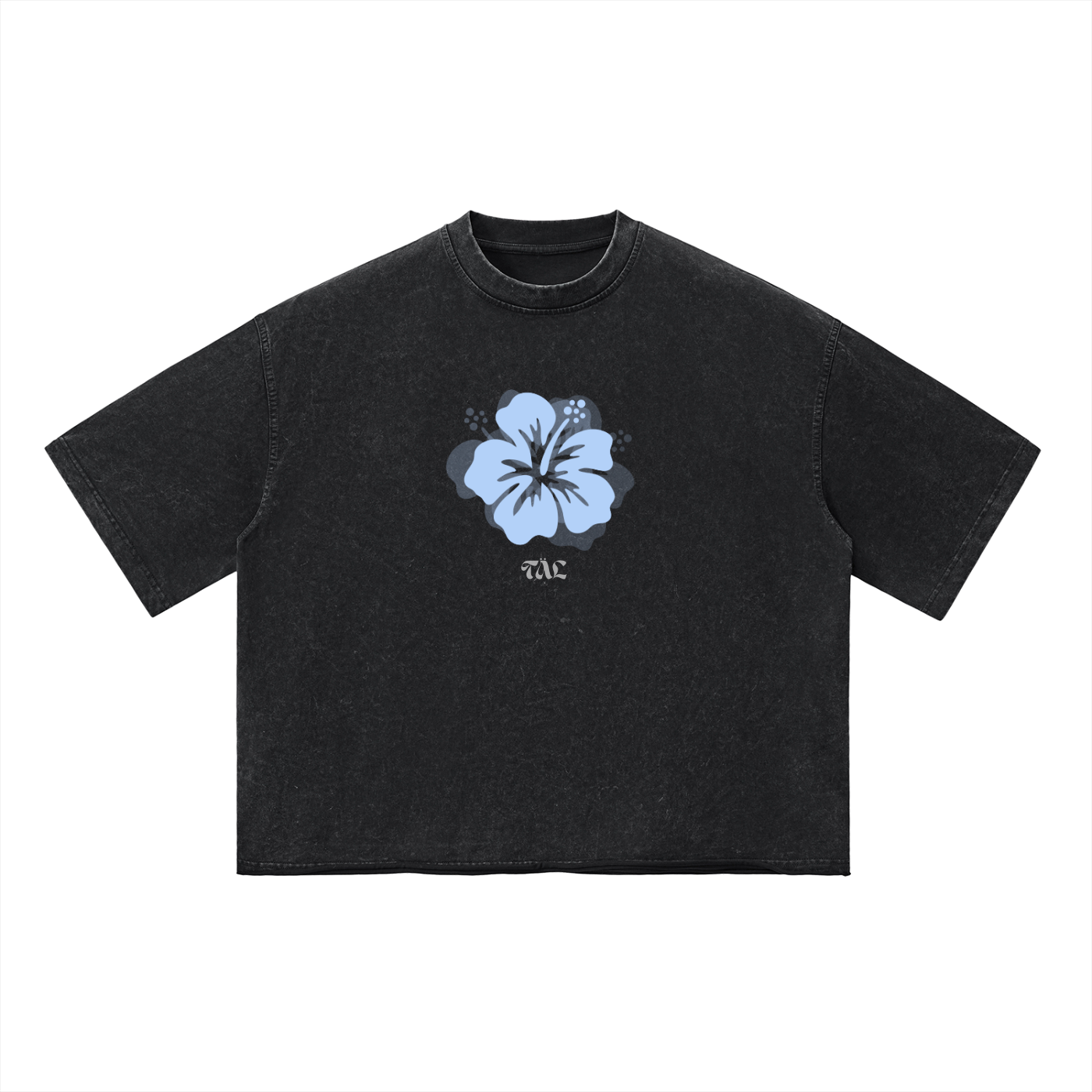 Vintage Wash Boxy T-Shirt - Hibiscus Fade