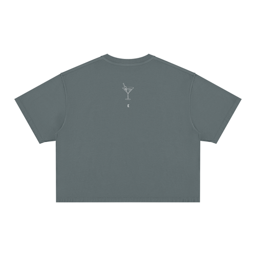 Butterfly Stamp Oversized Tee – Sage Green | TÄL