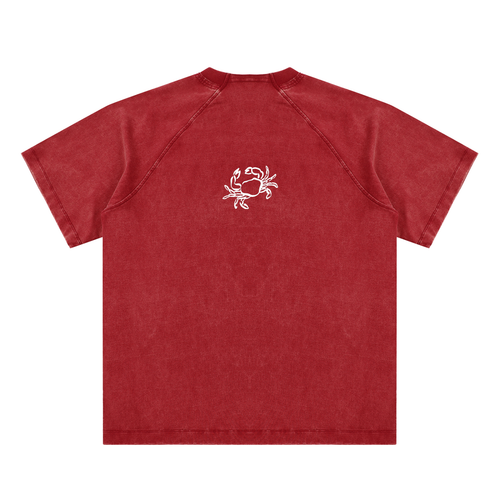 Beach Life Raglan Tee – Red | TÄL