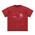 Beach Life Raglan Tee – Red | TÄL