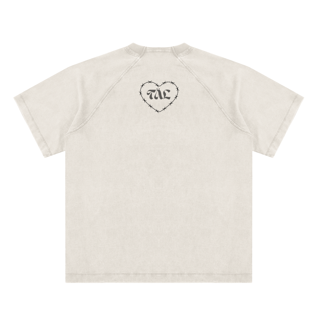 Vintage Wash Raglan T-Shirt - Lucky 8